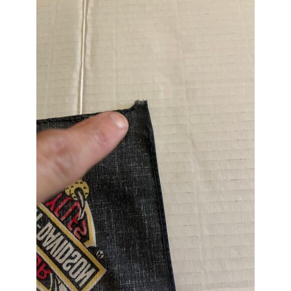 Vintage Harley Davidson This We Will Defend Eagle Bandana Handkerchief - Picture 10 of 11